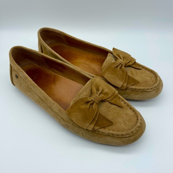 UGG Suede Loafers Size 7.5 - Picture 2 of 8